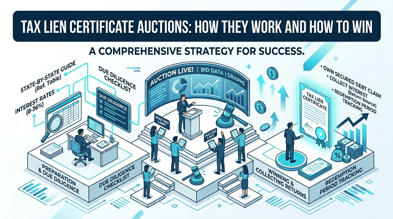 Tax Lien Certificate Auctions: How They Work and How to Win