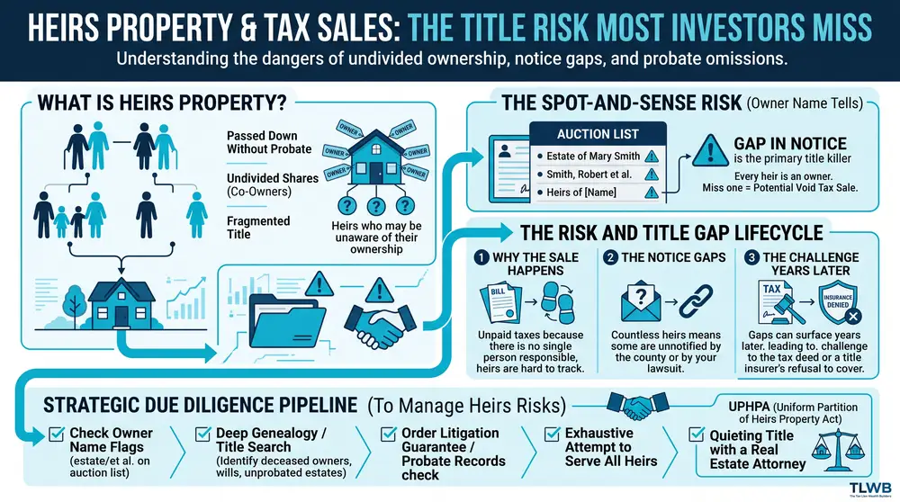 Heirs Property and Tax Sales: The Title Risk Most Investors Miss
