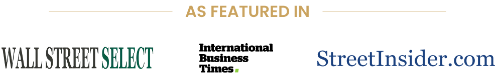 As featured in Wall Street Select, International Business Times, and StreetInsider