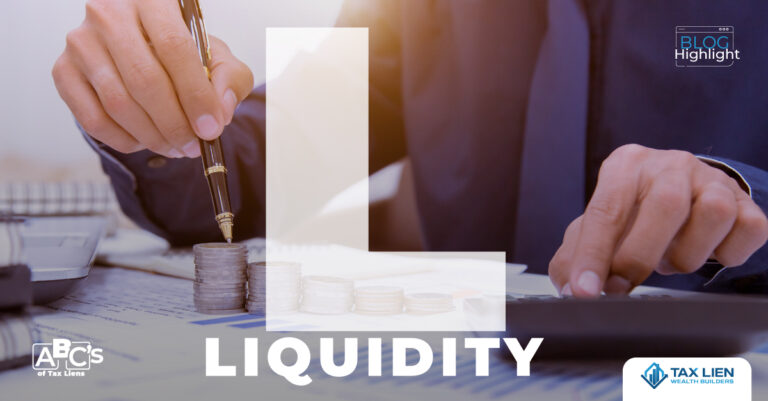 Tax Lien Investing Liquidity